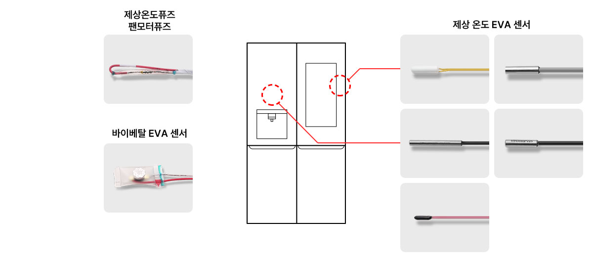 냉장고용 온도센서